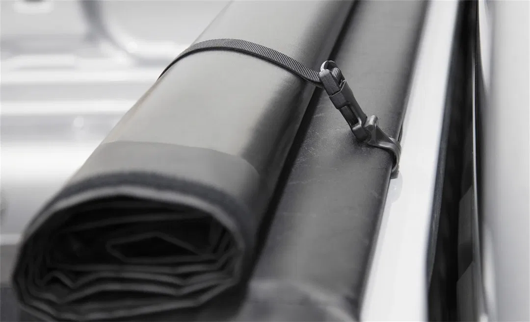 45299 – ACCESS Tonneau Cover, Soft Roll-Up Hook And Loop Low Profile Black Vinyl Lockable Using Tail - view 3